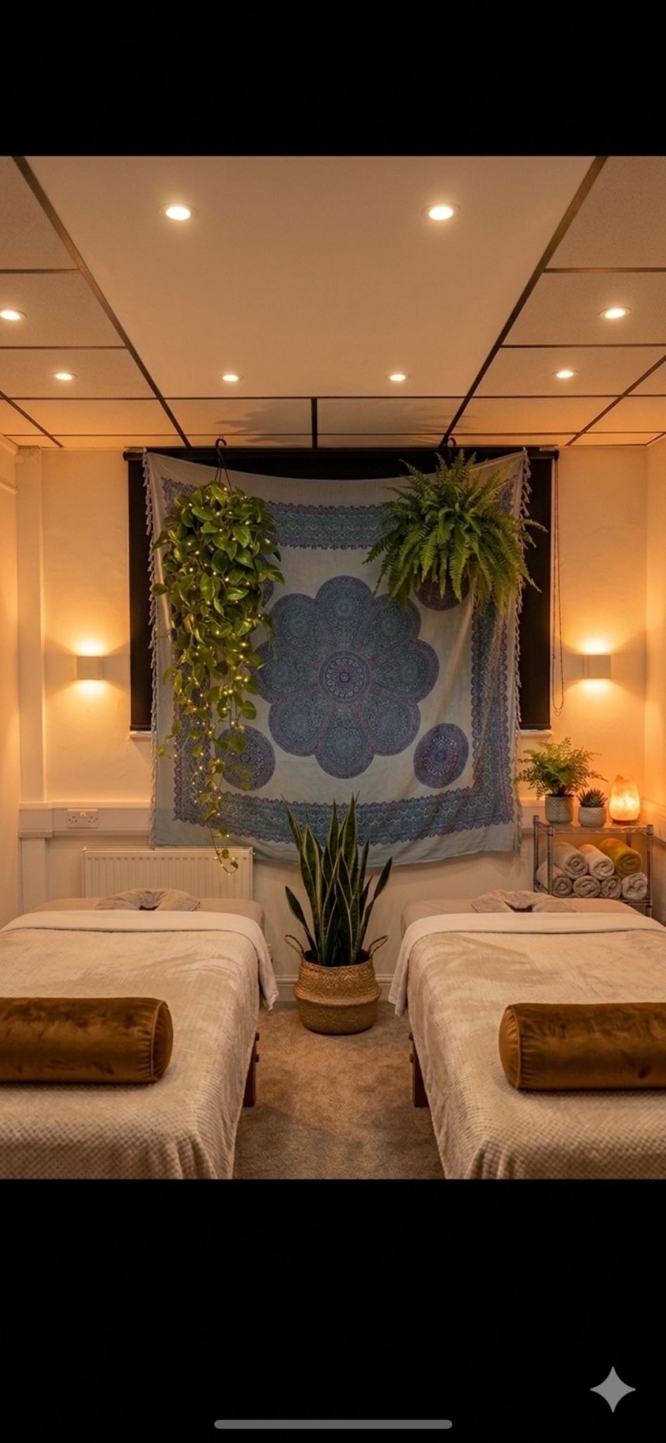 Cherry giving a traditional Thai stretch in the treatment room